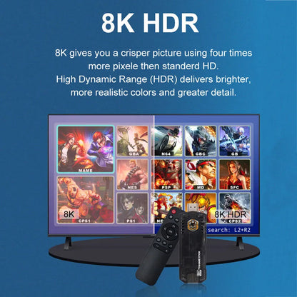 Game Box 8k 5G + Android TV