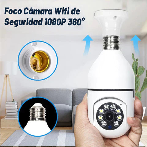 FOCO CAMARA ESPIA 360 EL GUARDIAN DE TU CASA