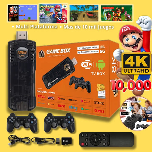 Game Box 8k 5G + Android TV