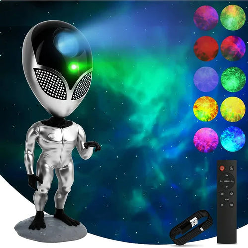 🌌✨¡Lámpara Alienígena 3D: Proyector Galáctico con Control Remoto + Envío Gratis!✨🛸